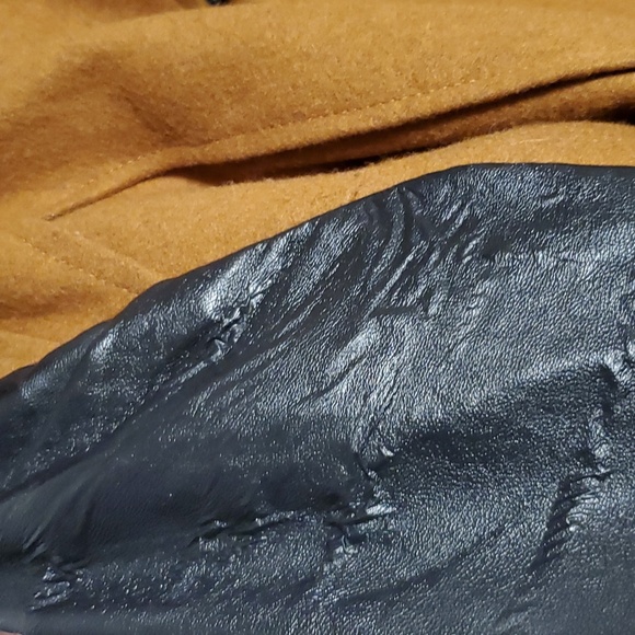 Bebe Brown Wool Trench Coat-Read description. - Picture 10 of 13